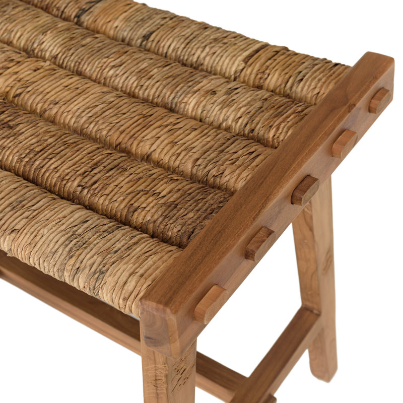 Chade Solid Wood Accent Stool