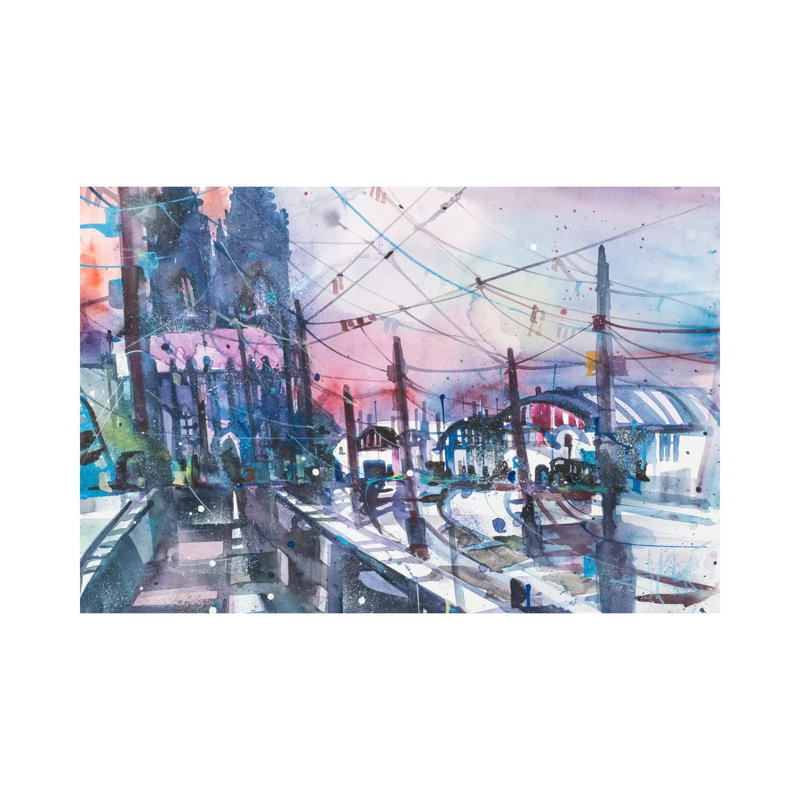 Cologne by Andreas Mattern - Wrapped Canvas Painting, 30.48 cm H x 45.72 cm W