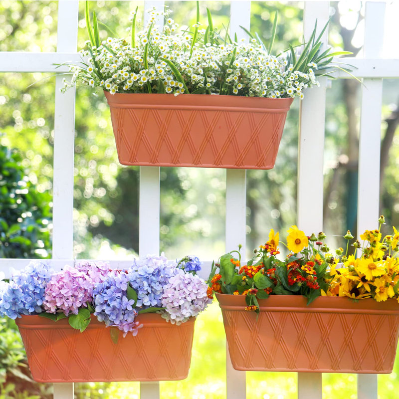 Wall Planter, Brick Red