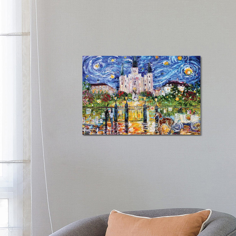 Jackson Square 1 Piece Wrapped Canvas Painting, 66.04 cm H x 45.72 cm W x 3.175 cm D