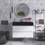 Meuble-lavabo mural simple 36 po avec plateau