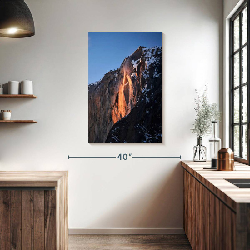 Alvord Yosemite Phenomenal Firefall, 39" H x 26" W