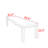 Modern simple solid wood dining table-106814362