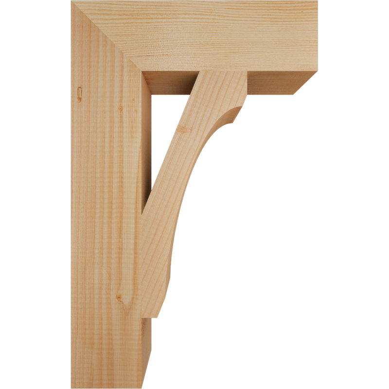 Support en bois rustique Legacy Block, Sapin de Douglas, Lisse, H 22 po x l 3,5 po x P 14 po