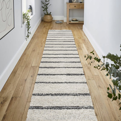 Tapis crème / noir Melvis