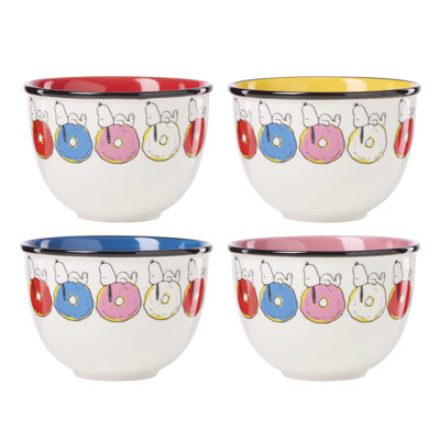 Ensemble de 4 bols à dessert Lenox Chef Snoopy
