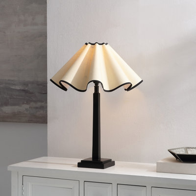 Monika 24.5" Resin and Rattan Table Lamp