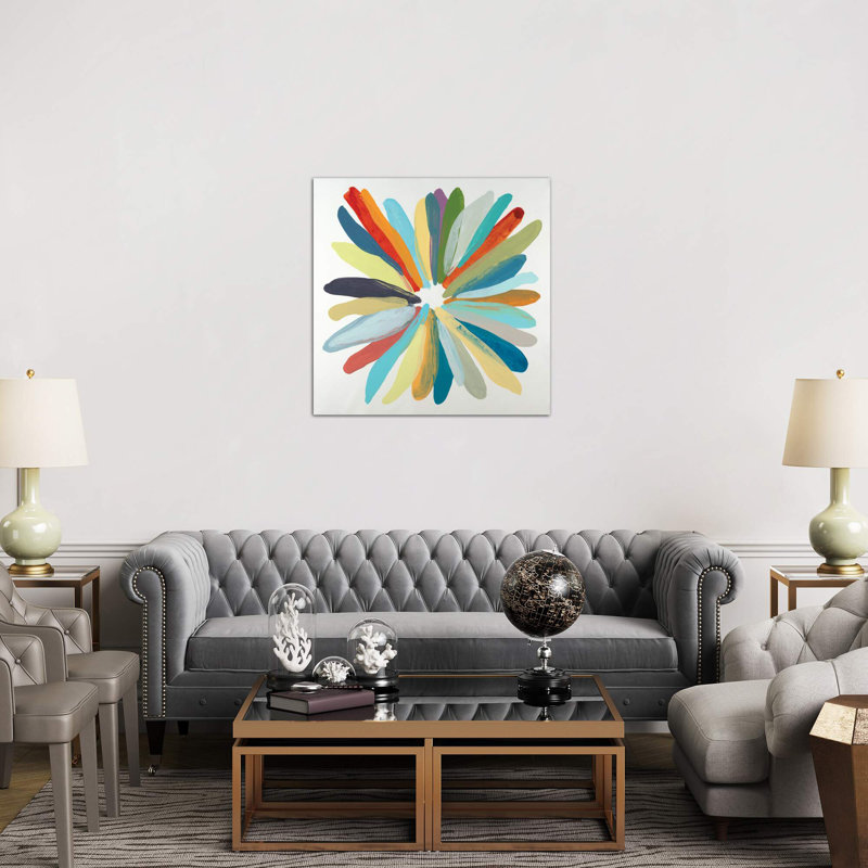 Flow Free - Wrapped Canvas Painting, 93.98 cm H x 93.98 cm W x 1.91 cm D