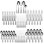 Mikasa Regent Bead 65-Piece Stainless Steel Flatware Set, Service for 12