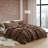 Yule Log Chunky Bunny - Coma Inducer Oversized Comforter Set - Chestnut-107667365
