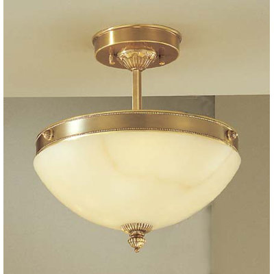 Mallorca Glass Semi Flush Mount