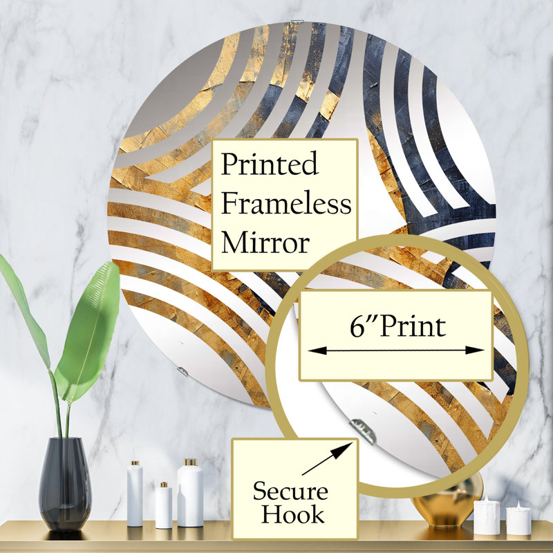 Hashem Circle Mirror, 31.4" x 31.4"