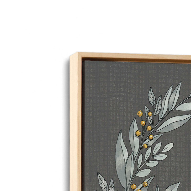 Bee Merry by Deb Strain Art Print, Toile avec cadre, Érable, L 12 po x H 12 po