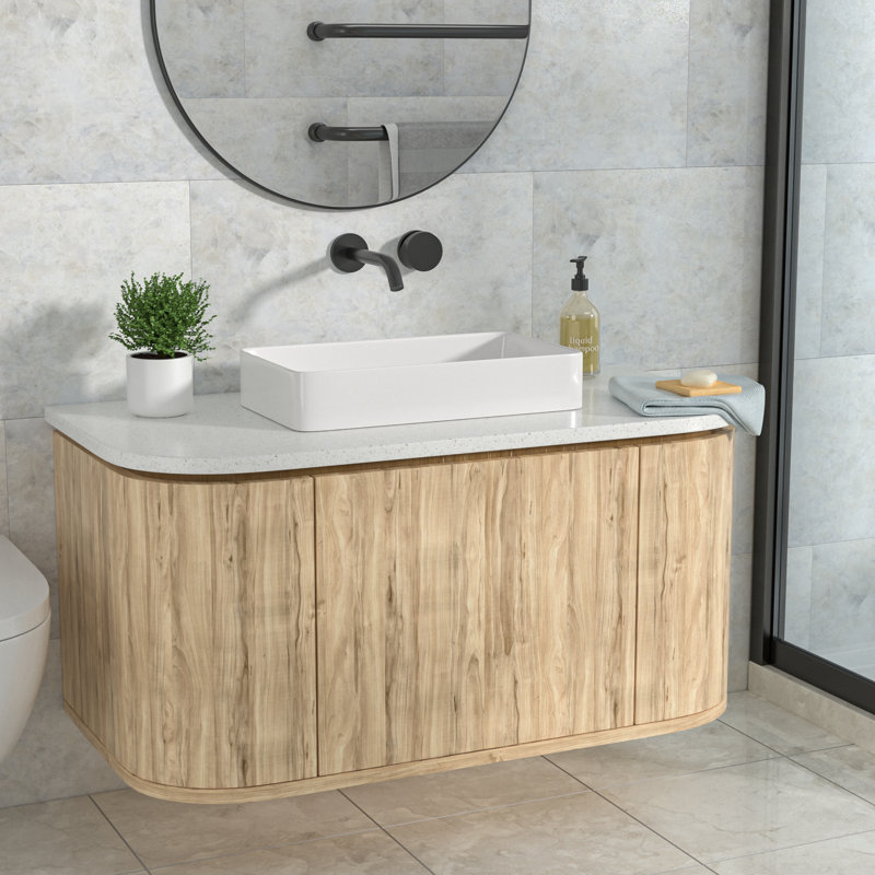 Lavabo de salle de bain rectangulaire en céramique lisse lisse 21 "x 13"