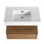 Meuble-lavabo mural de 30 po avec lavabo en résine et armoire latérale, tiroir à fermeture en douceur (KD-Packing), armoire combinée 09430IMO-30M-SC00512IMO * 2