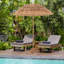 Parasol de plage 6,5 pi Tiki