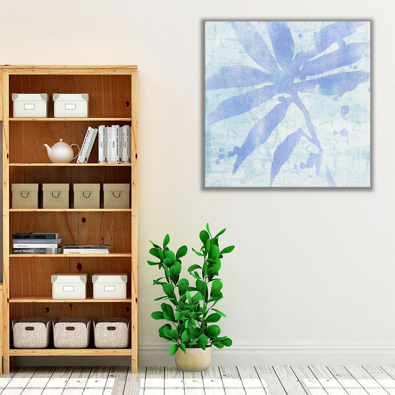 Seafoam Palm I - reproduction d'art sur toile, H 20 po x l 20 po