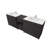 Ella 92'' Double Bathroom Vanity with Engineered Quartz Top-98129558-98129559-98129556