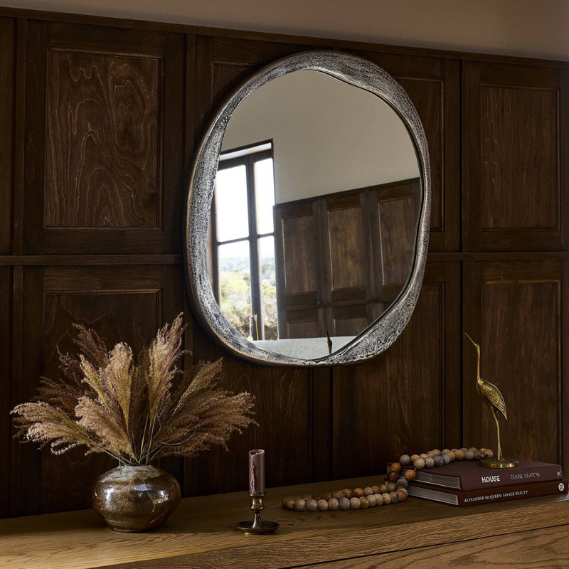 Chavez Mirror-Raw Antique Nickel