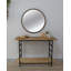 Miroir décoratif en bois deux tons