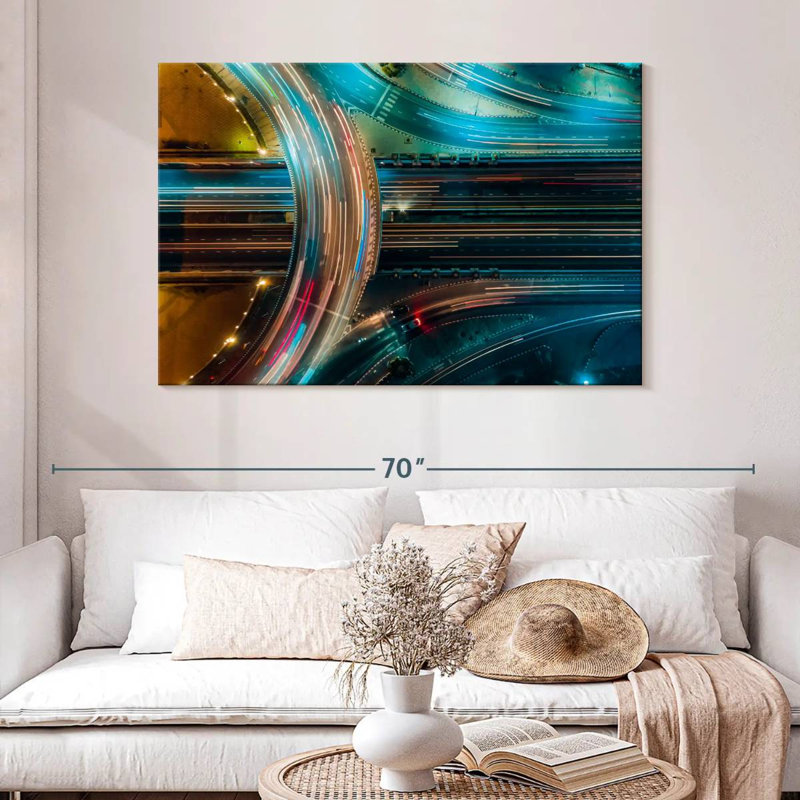 Mehar Highway Light Trails, 32" H x 48" W