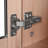 67.2" Tall Bathroom Storage Cabinet With Tempered Glass Doors, Adjustable Shelves-1153988525