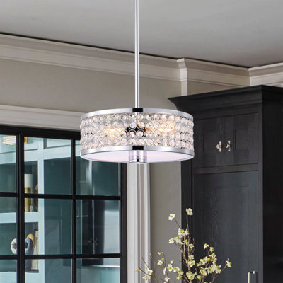 Chevette 2 - Light Dimmable Drum Chandelier