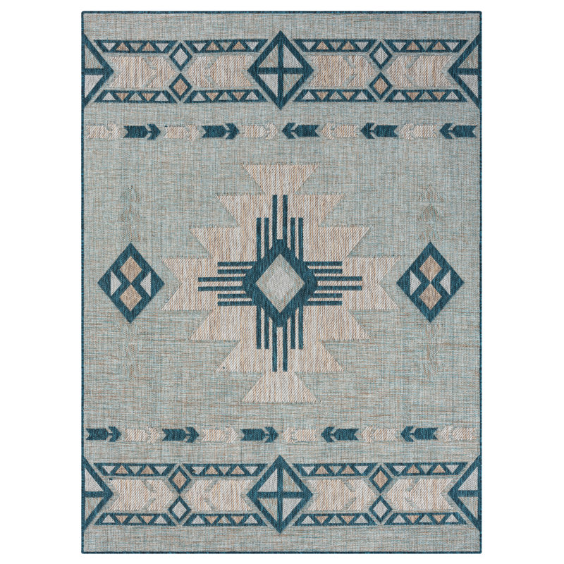 Kaymiah Southwestern Indoor Rug, Rectangle 7'7" x 10'