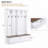 Farmhouse Hall Tree with Wood Grain Bench, Mudroom Versatile Coat Rack with 2 Large Drawer, Entrance Organizer for Hallway, Living Room-1204301306