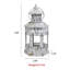 Ensemble de 2 lanternes en métal rétro, bougeoirs rustiques de style campagnard pour manteau de cheminée, table, décoration de Noël et décoration des Fêtes-1468064569