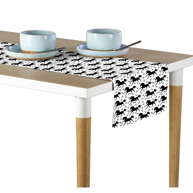 Stuckey Geometric Table Runner, 108" L x 14" W