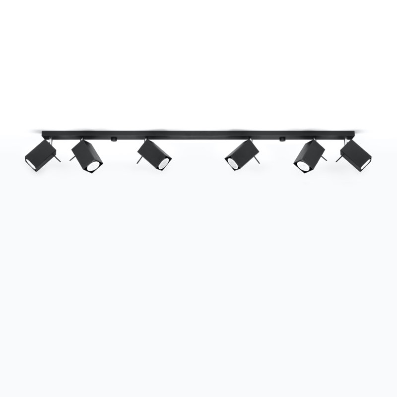 Aloisio Flush Mount, Black