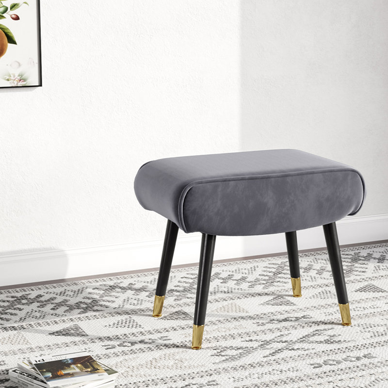 Manufactured Wood Accent Stool, Grey