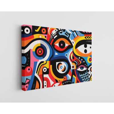Impression sur toile de formes abstraites colorées, décoration murale moderne pour la maison et le bureau