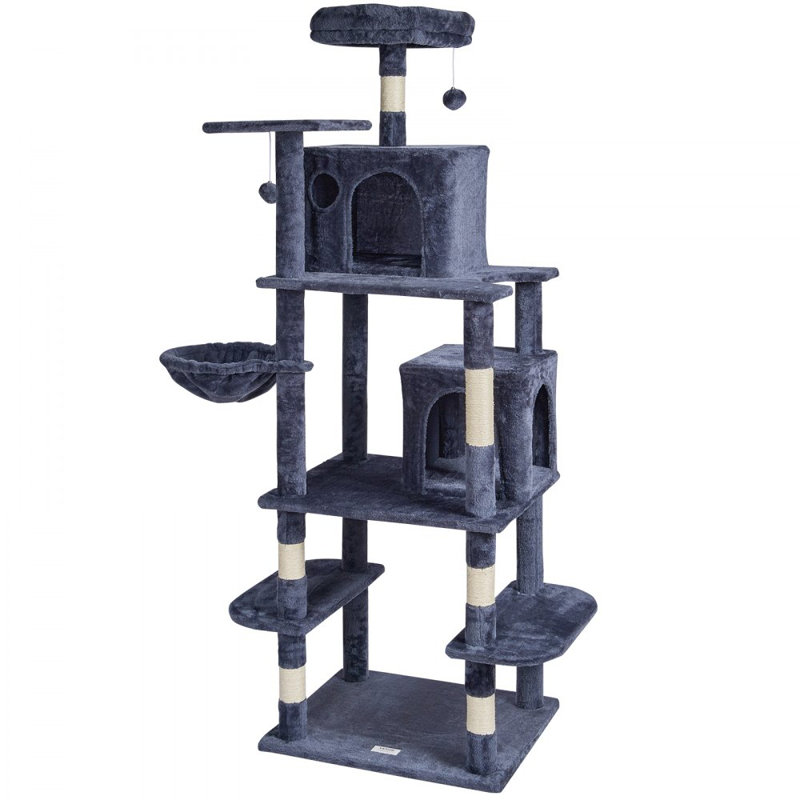 Arbre à chat avec tour à chat en sisal 68,5 po