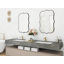 Antique Gold Wall Mirror for Living Room Decor 60 x 90cm-1601210260