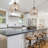 Allmeria 3-Light 15'' W Modern Farmhouse Geometric Wood Chandelier UL Certified