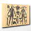 Encyclopedia Human Biology Skeleton - Wrapped Canvas-19094101