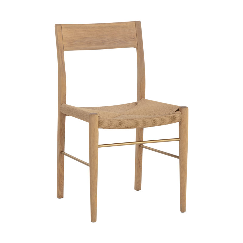 Upland Solid Wood Dining Chair, Brown