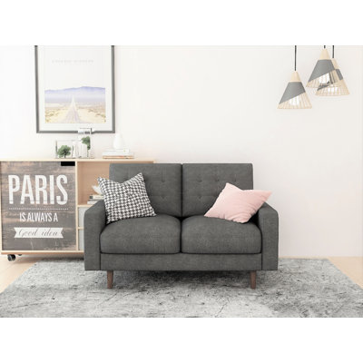 Clermont 50.4" Wide Square Arm Loveseat