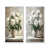 Cadre flottant blanc