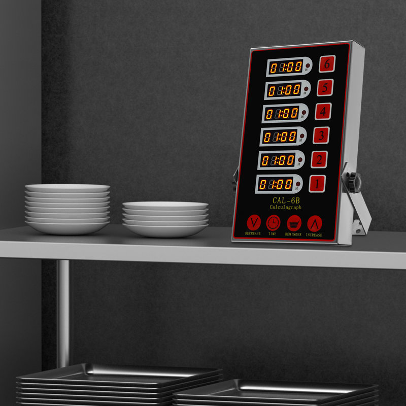 6 Channel Kitchen Timer