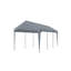 Table de chevet ovale moderne gris - plateau en verre de 8 mm, 2 tiroirs, boutons en faux cristal-123199896-123199894