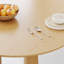 Table de cuisine ovale en bois 30 po avec 4 pieds-1038805303-1038805302