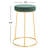 Saroun Upholstered Counter Stool with Metal Frame-954301521