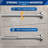 This silver heavy-duty spring-tension shower curtain rod adjusts from 31-80 inches and has a 1-inch diameter; rustproof stainless steel construction and no-drill mounting make it suitable for bathrooms, kitchens, and closets.