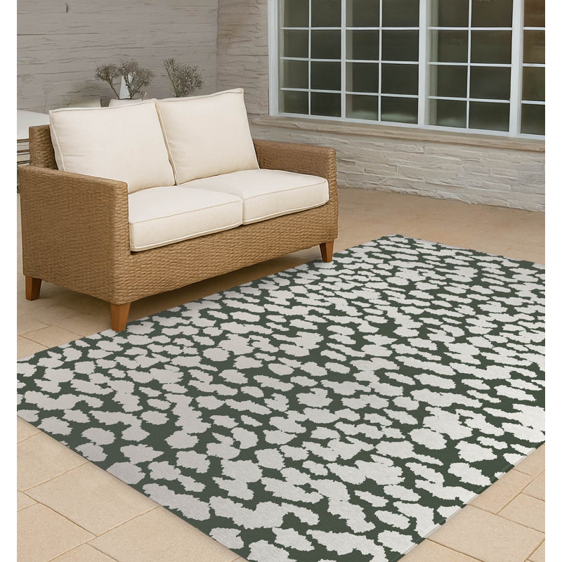 Tapis d'extérieur antidérapant Animal Splat, Rectangle 5 pi x 7 pi