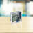 Clear Acrylic Block Sign Holder Frame 3” x 3”, Top Load, 2-Pack