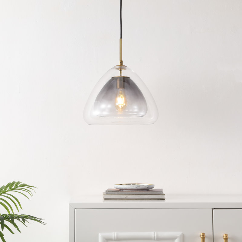 Luminaire suspendu en laiton 1 lumière Rubenia