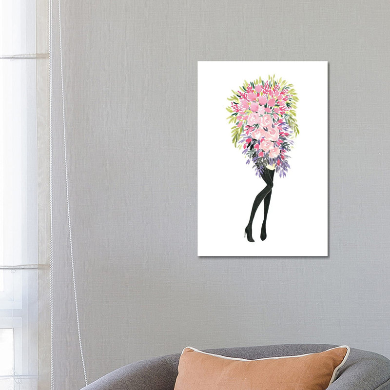 Miss Bouquet II by Blursbyai - Wrapped Canvas Gallery-Wrapped Canvas Giclée, 66.04 cm H x 45.72 cm W